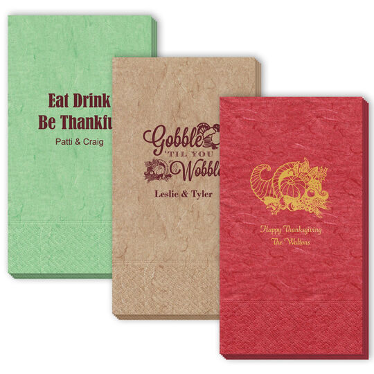 Design Your Own Thanksgiving Bali Guest Towels